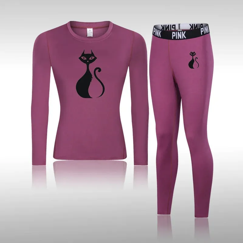 Women's Winter Compression Thermal Underwear Set