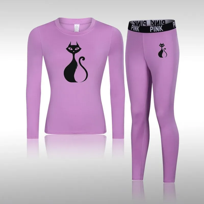 Women's Winter Compression Thermal Underwear Set