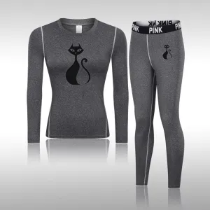 Women's Winter Compression Thermal Underwear Set