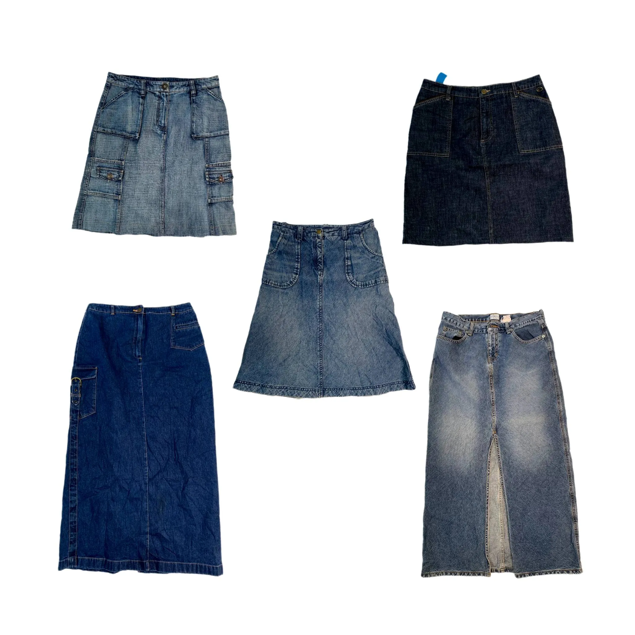 Y2K Denim Skirt Mix , (RX-179)