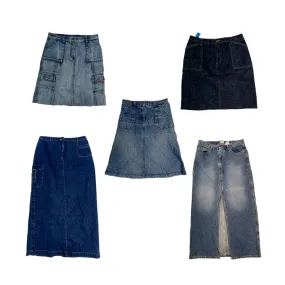 Y2K Denim Skirt Mix , (RX-179)