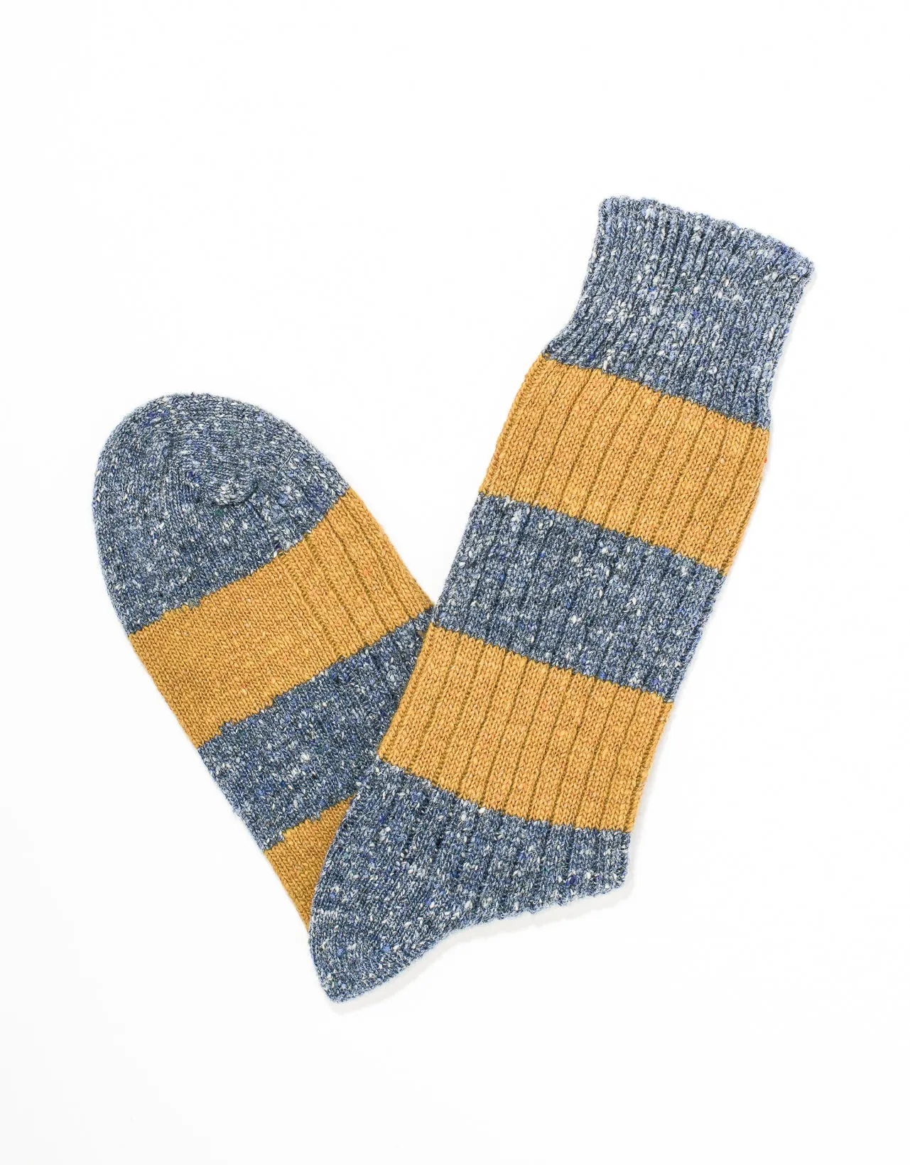 YELLOW/BLUE DONEGAL SOCKS