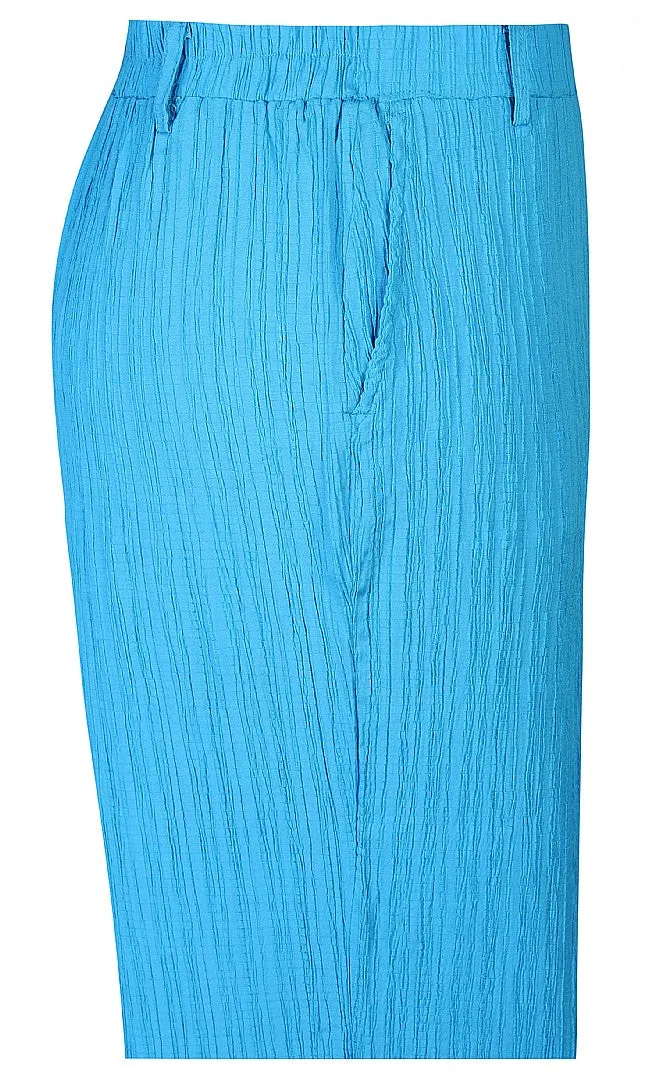 Zhenzi Scarlett Culotte Pants in Turquoise